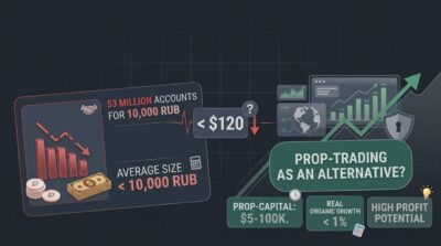 9 Out of 10 Investors in Russia Have Less Than $120 in Their Brokerage Accounts